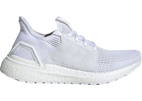 adidas ultra boost  triple white youth ef