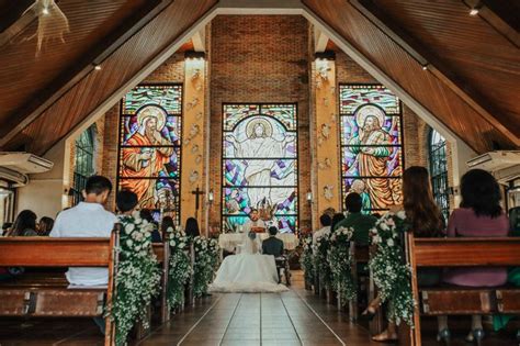 a lush green wedding at caleruega church by marco constantino