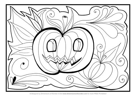 halloween coloring pages  older kids  getcoloringscom