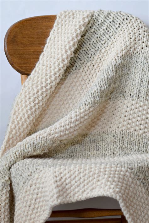 easy heirloom knit blanket pattern mama   stitch