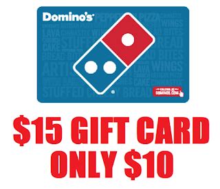 dominos gift card   instant  mail delivery heavenly steals