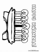 Kwanzaa Coloring Pages Print Color Hellokids Printable Happy Holiday Corn sketch template