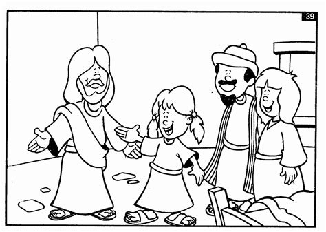 jairus daughter coloring page beautiful jairus daughter coloring page