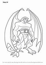 Gargoyle Gargoyles Goliath Draw Step Drawing Coloring Pages Cartoon Tutorials Drawings Tutorial Tv Getdrawings Popular Drawingtutorials101 sketch template