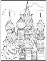 Russie sketch template