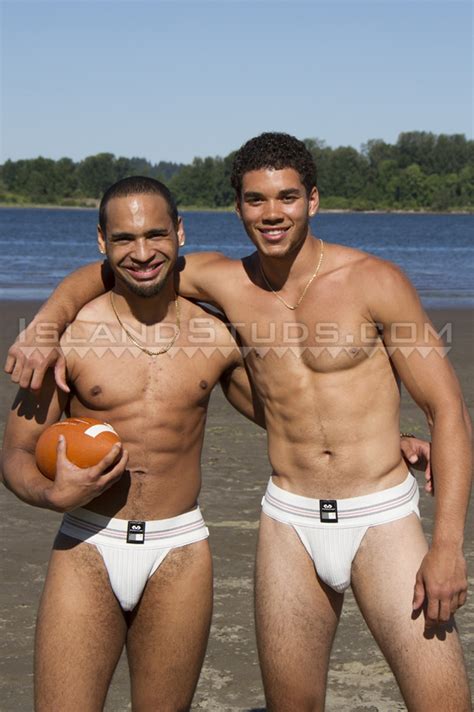 african american college jocks terrance and tremaine in their sexy white jockstraps naked big