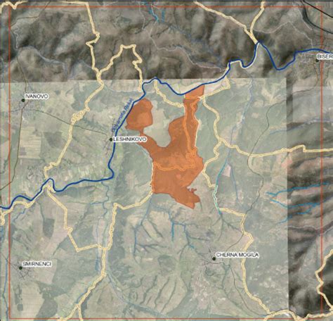 Map Of The Burned Area And The Fire Perimeter Download