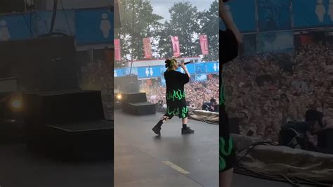 billie eilish performing  pukkelpop festival  belgium youtube