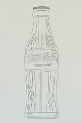 Drawing Bottle Cola Coca Coke Soda Pencil Andy Warhol Bottles Drawings Coloring Outline Object Pages Sketches 3d Dibujo Google Glass sketch template
