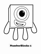 Numberblocks Coloringonly Cartoongoodies Lidia sketch template