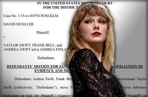 Taylor Swift Groping Case Singer Accuses Dj Of Destroying Key Evidence