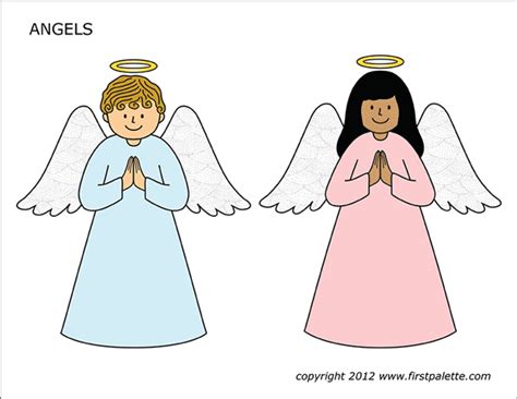 printable angels printable templates