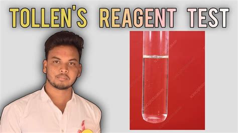 tollens reagent test youtube
