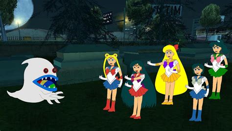 Sailor Scouts Vs King Boom Boo By Yrt9401 On Deviantart