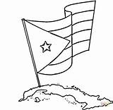 Cuba Kuba Rican Karte Ausdrucken Ausmalbild Ausmalbilder Supercoloring Banderas Reproduced Clipartmag sketch template