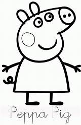 Coloring Peppa Pig Pages Printable Popular sketch template