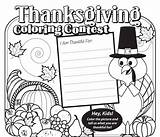 Thanksgiving Coloring Contest Thepress sketch template