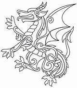 Heraldry Gilded Colouring Drawings Ru Dragones sketch template