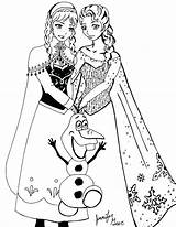 Coloring Elsa Anna Pages Frozen Printable Fever Print Let Go Disney Princess Kids Frost Color Jack Animation Movies Characters Getcolorings sketch template