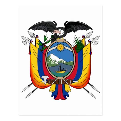 simbolo oficial de la heraldica del escudo de postal zazzle