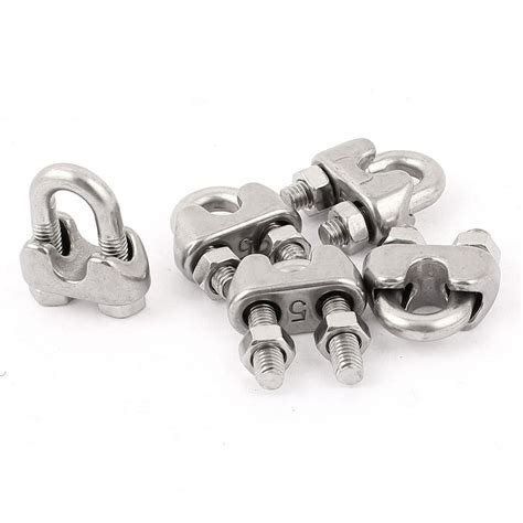 mm  stainless steel wire rope cable clamp clips fastener pcs walmartcom walmartcom