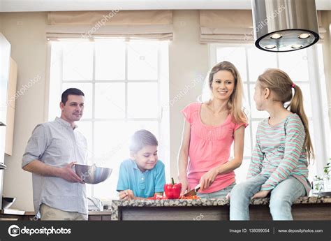 family preparing food stock photo  londondeposit