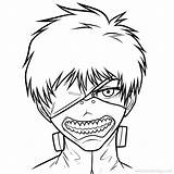 Ghoul Ken Kaneki Xcolorings Suzuya sketch template