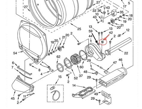 whirlpool duet dryer parts schematic