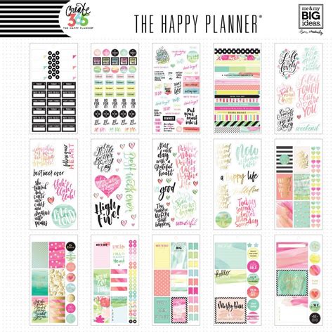 big ideas create   happy planner sticker  pack