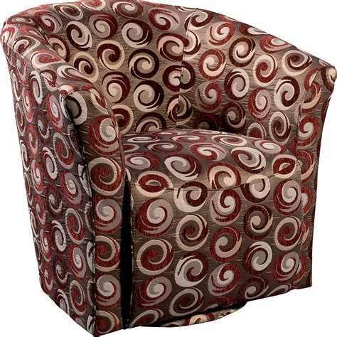sundial accent fabric tub chair  brick
