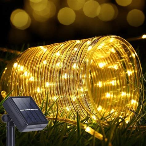 solar rope lights outdoor mm led led rope lighting waterproof copper wire rope string