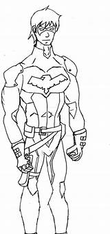 Justice Young Nightwing Coloring Pages Print Color Deviantart Brilliant Drawing Search Drawings Getcolorings Getdrawings Line Again Bar Case Looking Don sketch template