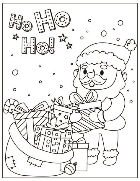 christmas coloring sheets printable  home  school leap