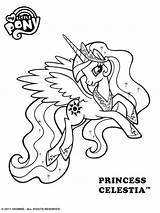 Celestia Coloring Princess Pages Mlp Getcolorings sketch template