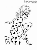 Ladybug Miraculous Noir Cat Color Print Tales Coloring Pages sketch template