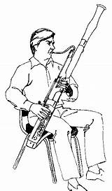 Bassoon Drawing Getdrawings Bassoonist Results Search Wallpapersafari sketch template