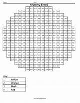 Emoji Division Coloring Math Worksheet Worksheets Coloringsquared Pdf Squared sketch template