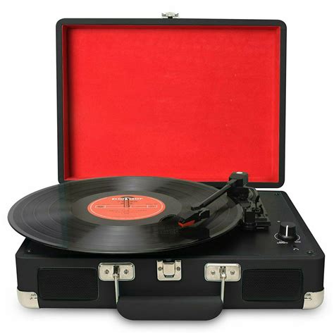digitnow turntable record player  speeds  built  stereo speakers