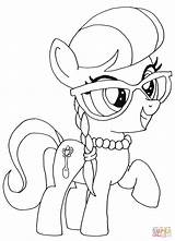 Coloring Mark Pony Little Cutie Crusaders Pages Getcolorings Monumental sketch template