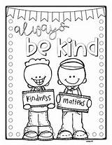 Kindness Matters Students Happierhuman Teamwork Adults Coloringsheets sketch template