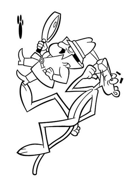 pink panther coloring pages
