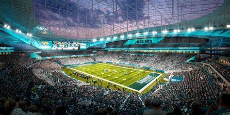 jaguars stadium   future unveiled football stadium digest