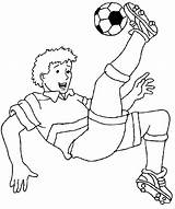 Kick Coloring Bicycle Soccer Para Colorear Dibujos Football Futbol Pages Drawings Cartoon Imagenes Player Cup Kids sketch template