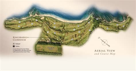 map card kingsbarns golf links
