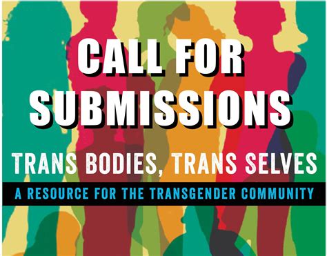 Call For Submissions Trans Bodies Trans Selves