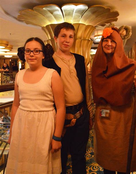 Princess Leia Han Solo And An Ewok Star Wars Cruise