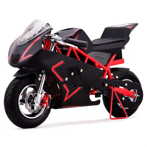 electric pocket bike mini motorcycle  kids redblack