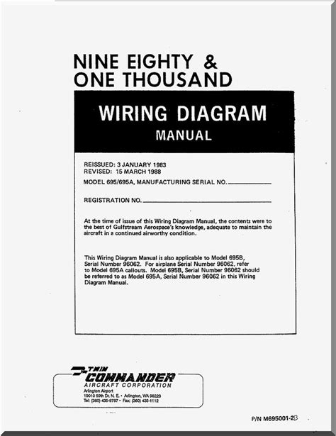 aero commander   aircraft wiring diagram manual aircraft reports aircraft manuals