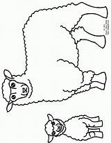 Sheep Lamb Coloring Printable Pages Baby Clipart Baa Outline Patterns Drawing Applique Book Clip Color Cliparts Wool Template Print Crafts sketch template