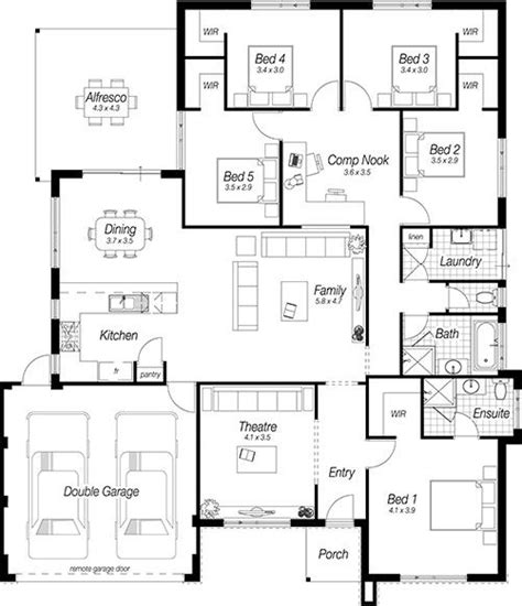 bedroom  story house plans plans plan bedroom familyhomeplans quick bath bed garage reverse